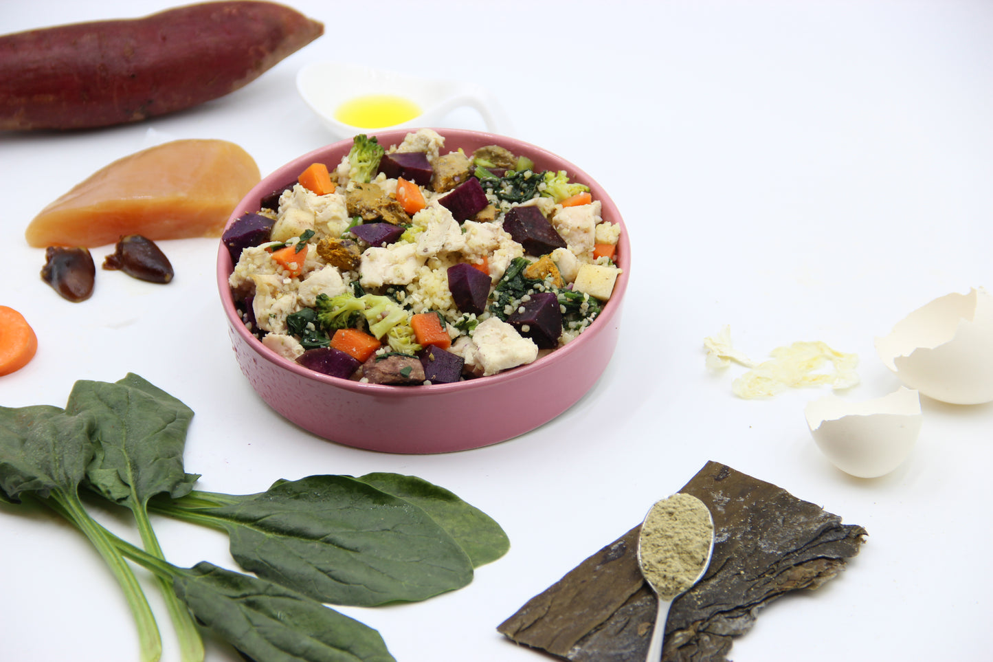 Gentle-Belly Antioxidant Chicken Purple Sweet Potato Delight
