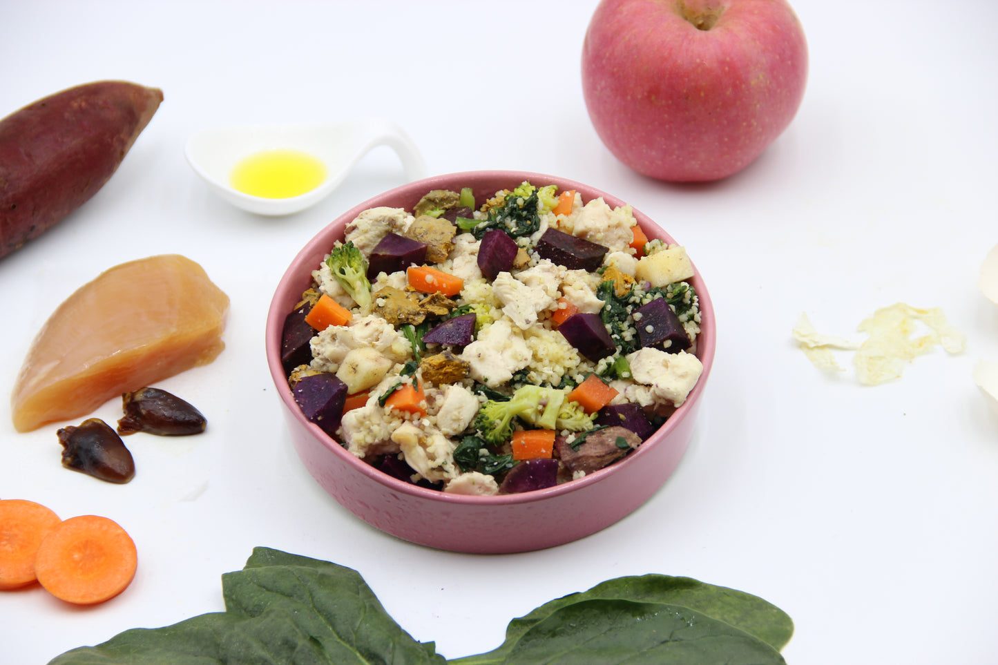 Gentle-Belly Antioxidant Chicken Purple Sweet Potato Delight