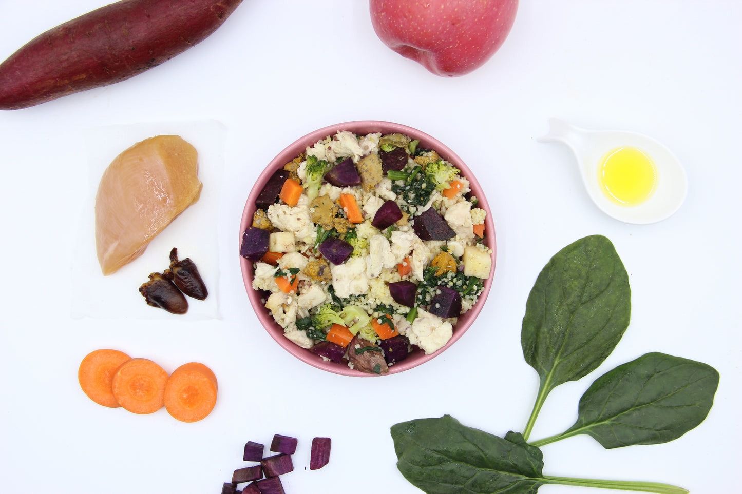Gentle-Belly Antioxidant Chicken Purple Sweet Potato Delight