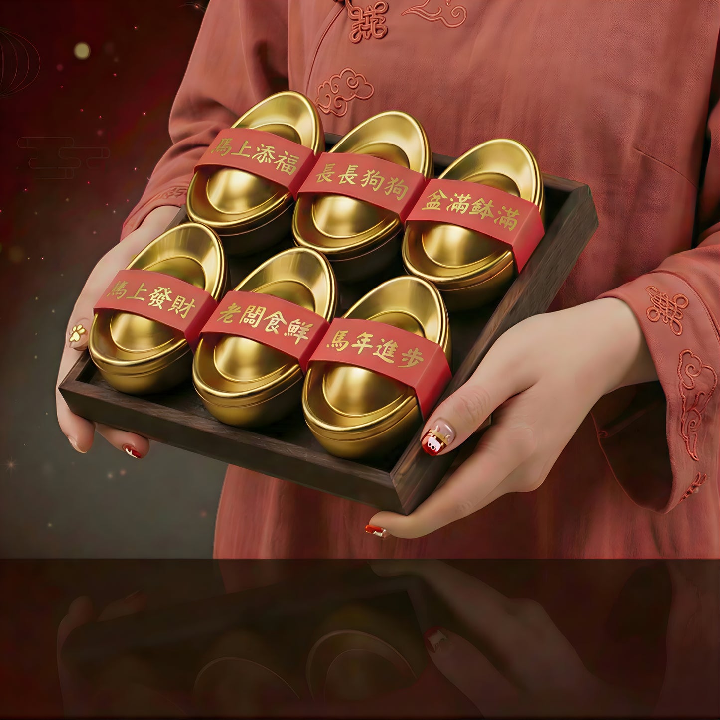 2026 Year of The Horse Gold Ingot Pet Gift Box - SOLD OUT