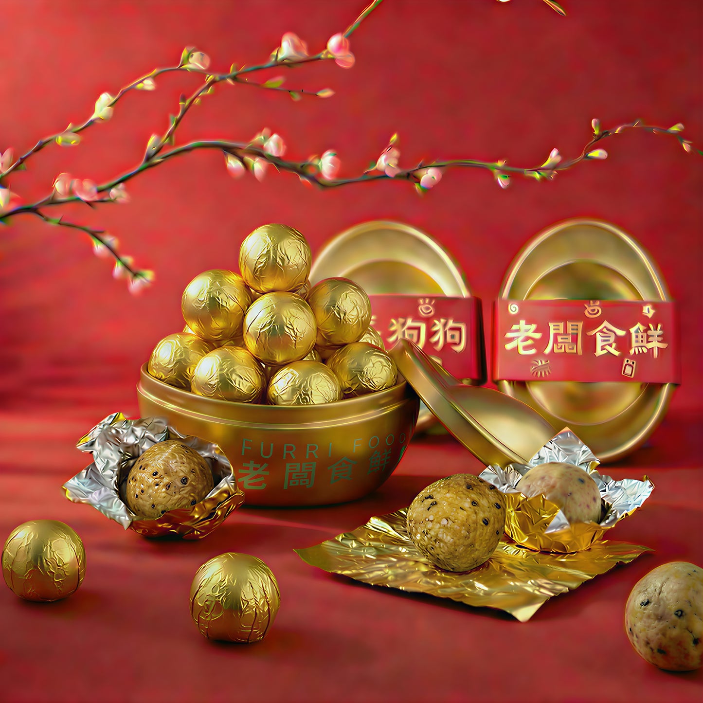 2026 Year of The Horse Gold Ingot Pet Gift Box - SOLD OUT