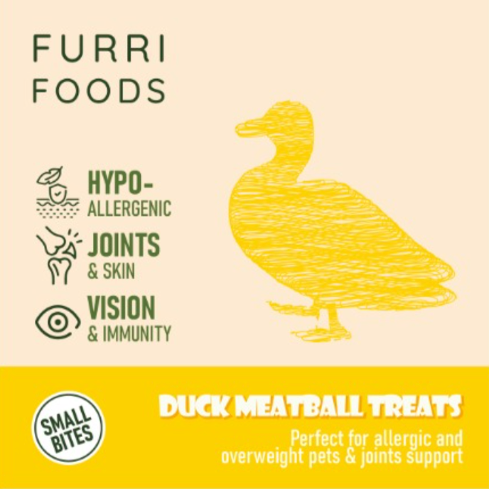 Healthy Duck Meatball Treats